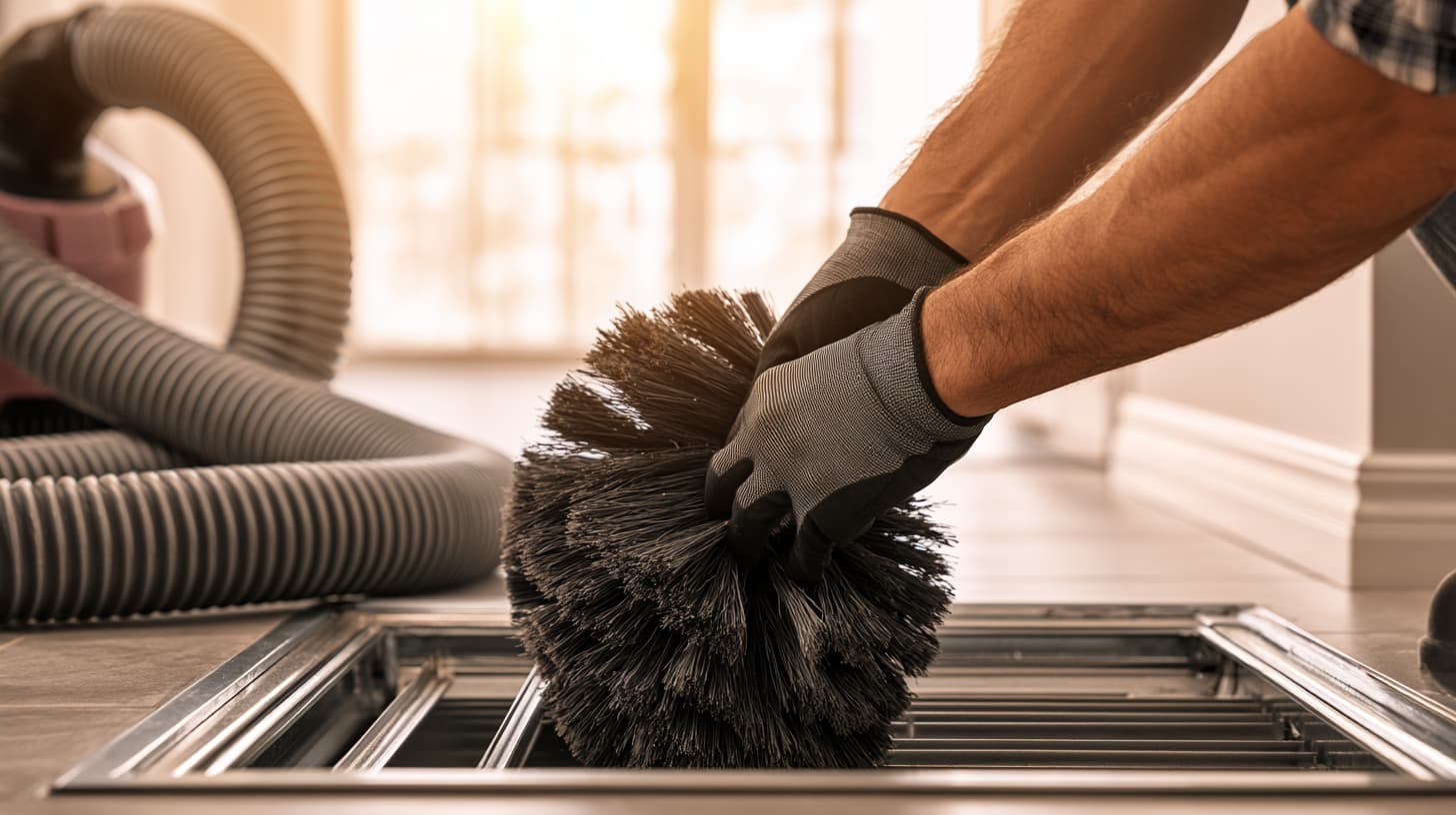 Professional duct cleaning service by E.T. Mechanical